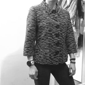 Textured blazer by Etcetera